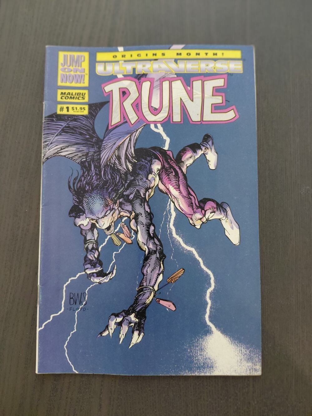 Rune #1 (Jan 1994, Malibu Comics Ultraverse) Barry Windsor-Smith Art VF 8.0
